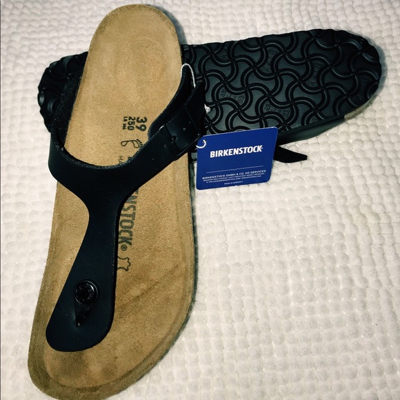 Birkenstock Gizeh Thong Sandals Black - Picture 2 of 5